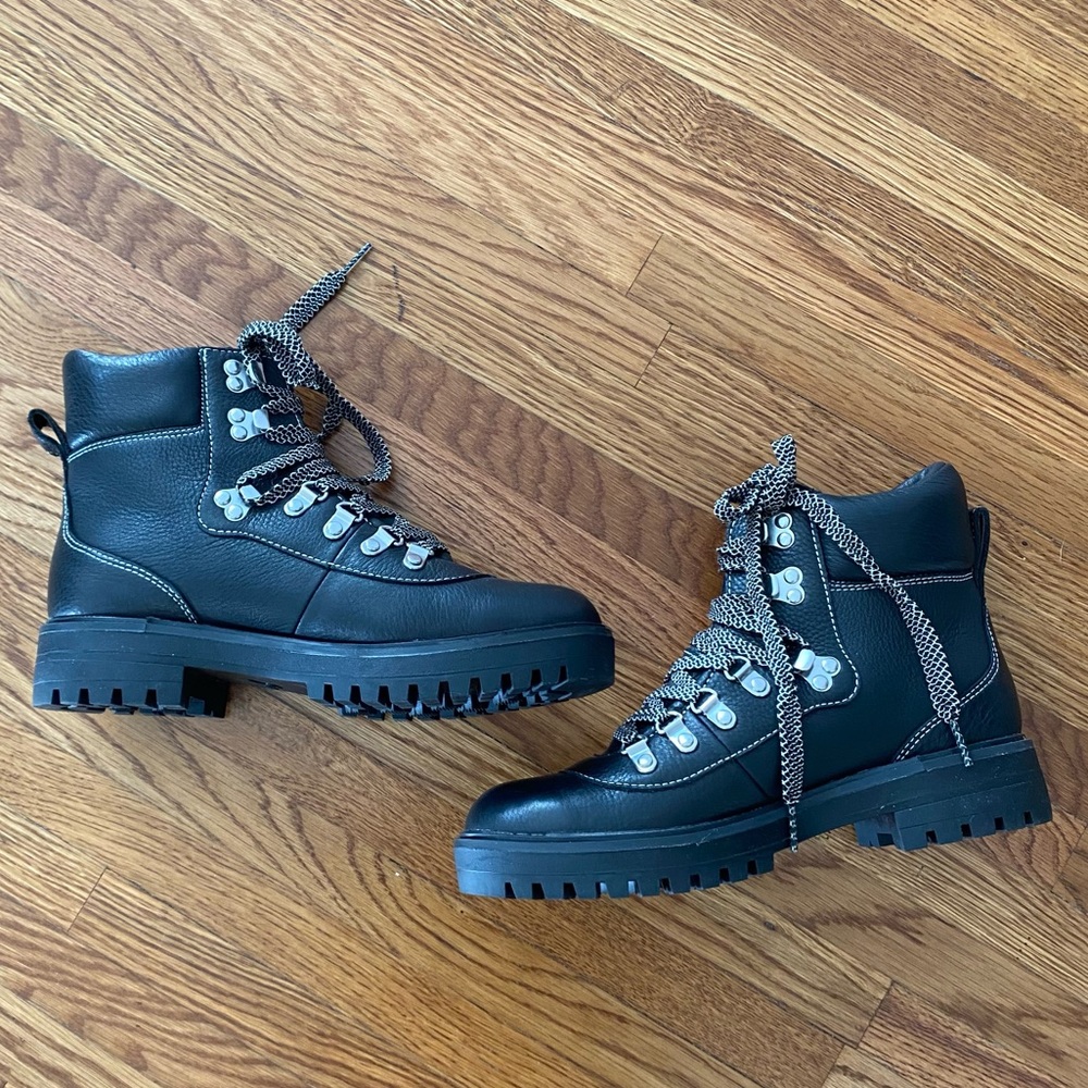 J. Crew Lightweight leather Nordic boots